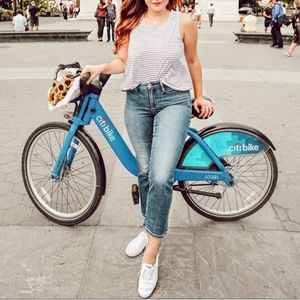 Athleta Blue Straight Leg Jeans